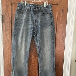 Banana Republic Men's Straight Blue Denim Jeans 33/32 Straight